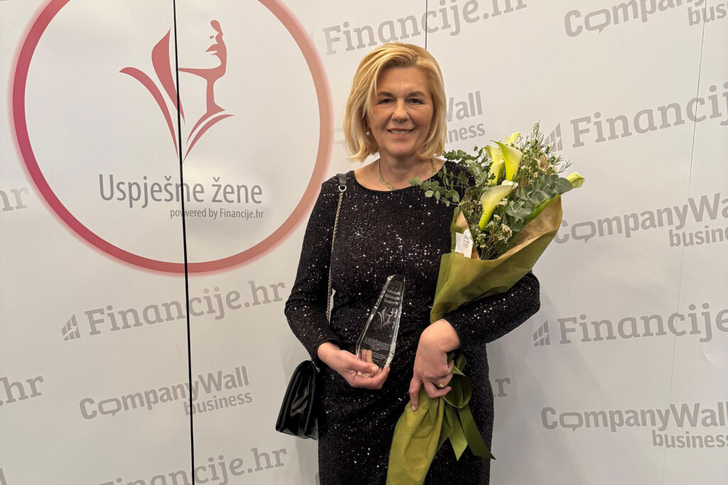 Slađana Vodolšak dobitnica prestižne Kristalne plakete Female Business Leaders